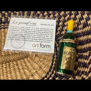 Objet D’Art Le Grand Cru Wine Bottle Trinket Box